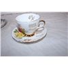 Image 5 : (5) Teacup + Saucer sets – Royal Albert + Gladstone + Japan