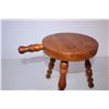 Image 2 : Wood Stool 13”H