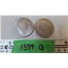 Image 1 : (2)1965 Churchill coins