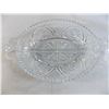 Image 3 : (2) Crystal glass serving dishes