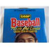 Image 2 : Leaf baseball puzzle + cards - unopened packs