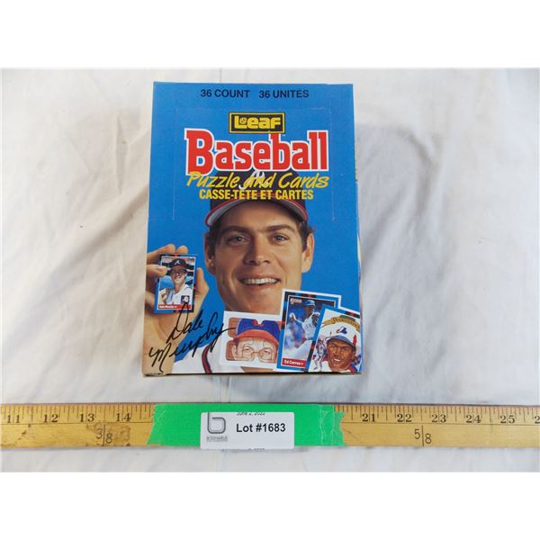 Leaf baseball cards - unopened box