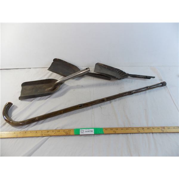 *(3) Coal shovels + wooden cane