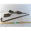 Image 1 : *(3) Coal shovels + wooden cane