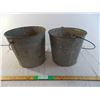 Image 1 : 2 Galvanized buckets