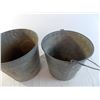 Image 2 : 2 Galvanized buckets