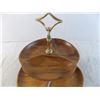 Image 2 : Wooden 2 tier serving platter