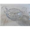 Image 2 : Cream and sugar crystal glass set