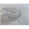 Image 3 : Cream and sugar crystal glass set