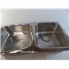 Image 3 : *Stainless steel double sink 32in long