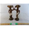 Image 1 : Primitive fruit holders figurines