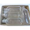 Image 2 : (4) glass milk bottles