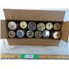 Image 1 : Box of assorted jars