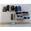 Image 1 : 8 pairs of assorted glasses with cases