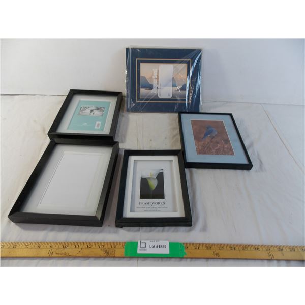 assorted picture frames