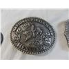 Image 3 : (3) National finals rodeo belt buckles