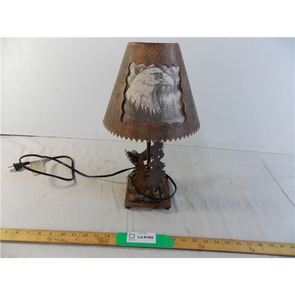 Metal eagle lamp set