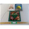 Image 1 : (3) books. Golf, Tennis and baseball