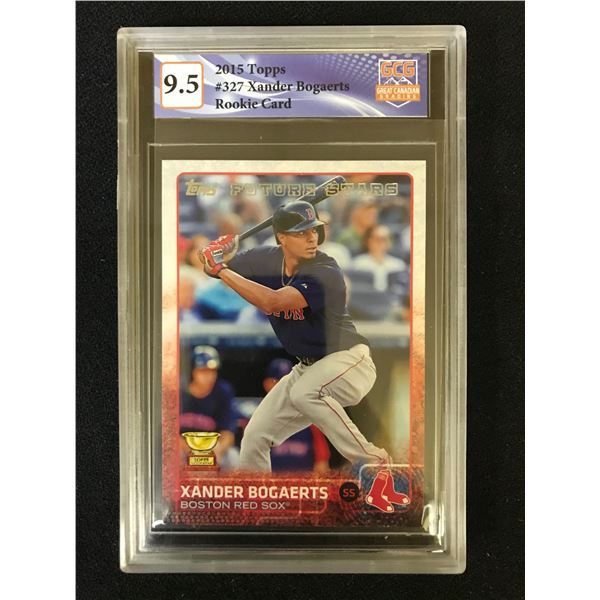 2015 TOPPS NO.327 XANDER BOGAERTS RC (GCG 9.5)