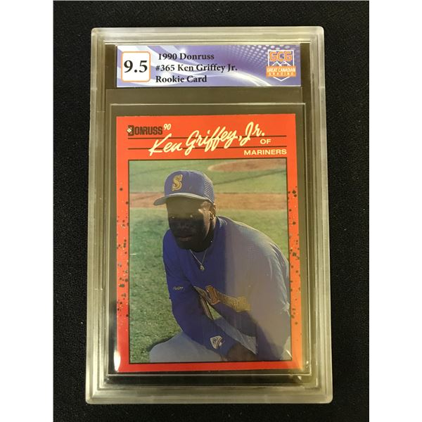 1990 DONRUSS NO.365 KEN GRIFFEY JR. RC (GCG 9.5)