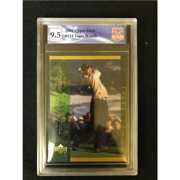 2001 UPPER DECK NO.124 TIGER WOODS (GCG 9.5)