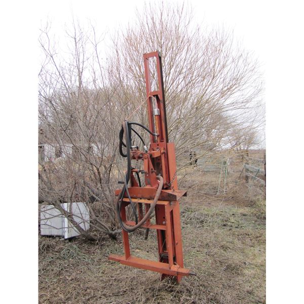 Shaver manufacturing company model HD8 3 point hitch post pounder