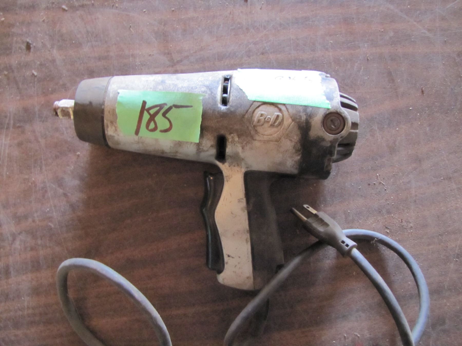 Black and Decker electric impact wrench