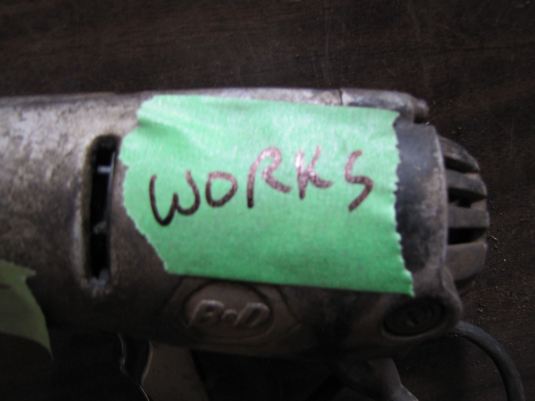 Black and Decker electric impact wrench