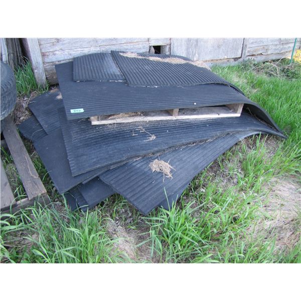 Lot of assorted sizes stock trailer mats