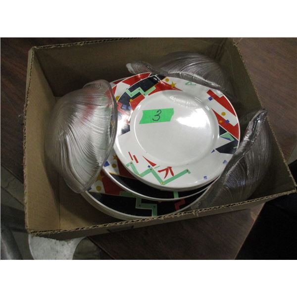 BOX C/W ASSORTED DISHES