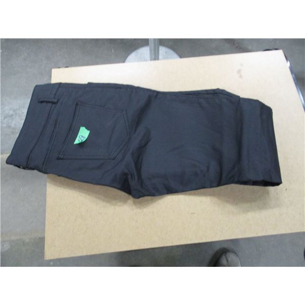 NEW (STORE CLOSE-OUT);  BLACK JEANS (APPROX. SIZE 8)