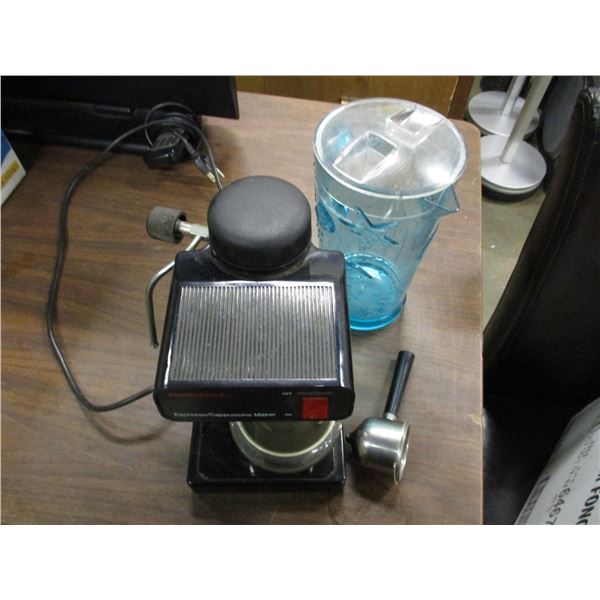 LATTE COFFEE UNIT & PLASTIC PITCHER