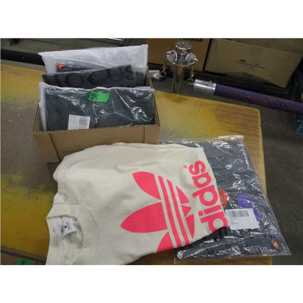 NEW (STORE CLOSE-OUT):  BOX C/W APPROX 8 T-SHIRTS (ASSORTED SIZES)