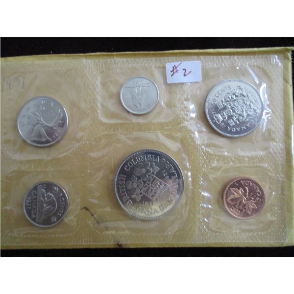 1971 PROOF CANADA MINT SEALED COIN SET