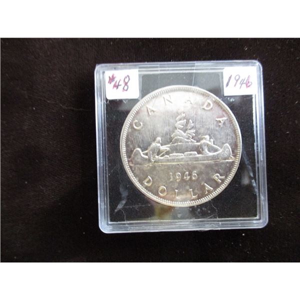 1946 KEY DATE CANADA SILVER DOLLAR