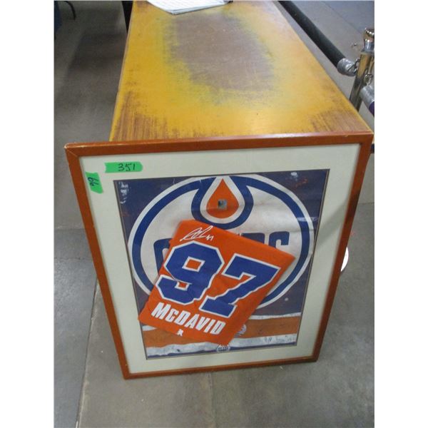 COLLECTIBLE:  FRAMED MCDAVID SWEATER