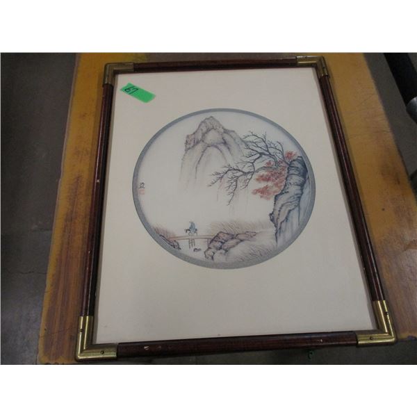 FRAMED SCENERY PICTURE