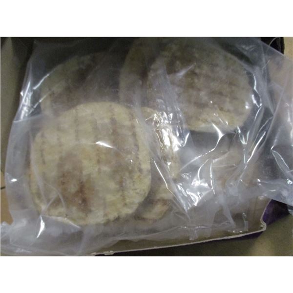 FULLY COOKED BURGERS (16/1.28 KG) - PER BOX