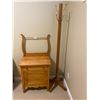 Image 1 : Vintage Wash Stand & Wooden Coat Rack