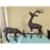 Image 1 : Decorative Metal Deer Statuettes