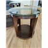 Image 3 : Glass Top Coffee Table and 2 Matching End Tables