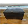 Image 1 : Faux Leather Storage Ottoman