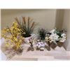 Image 1 : Collection of Artificial Flower Bouquets and Plants