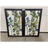 Image 1 : Set of 2 Floral Framed Paintings
