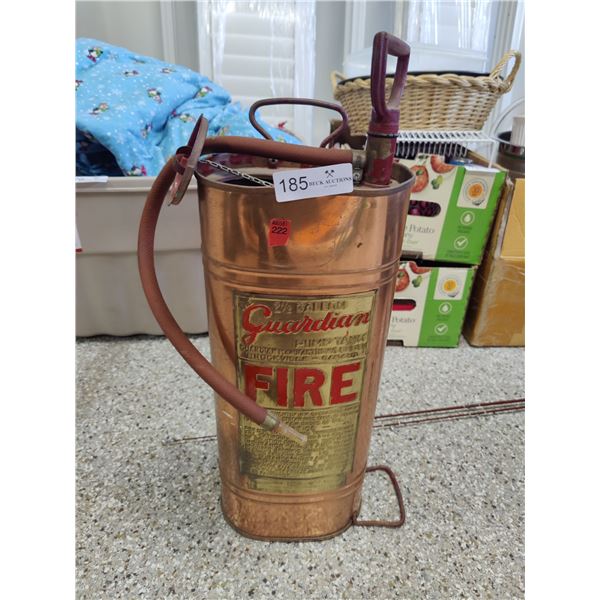 Vintage 2.5 Gallon Fire Extinguisher