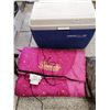 Image 2 : Coleman Cooler and Girls' Sleeping Bag with Tarp