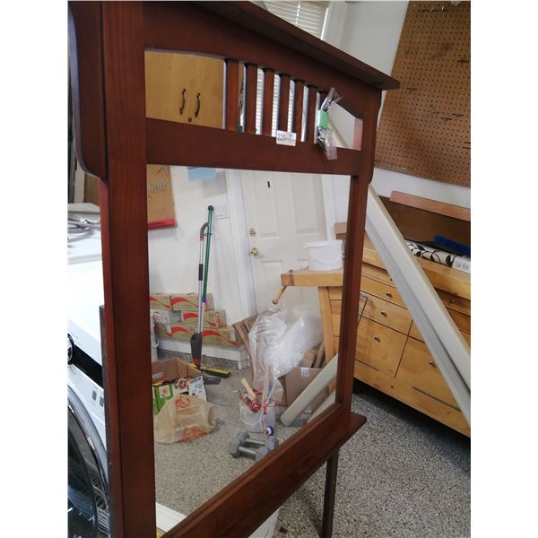 Vintage Wooden Mirror