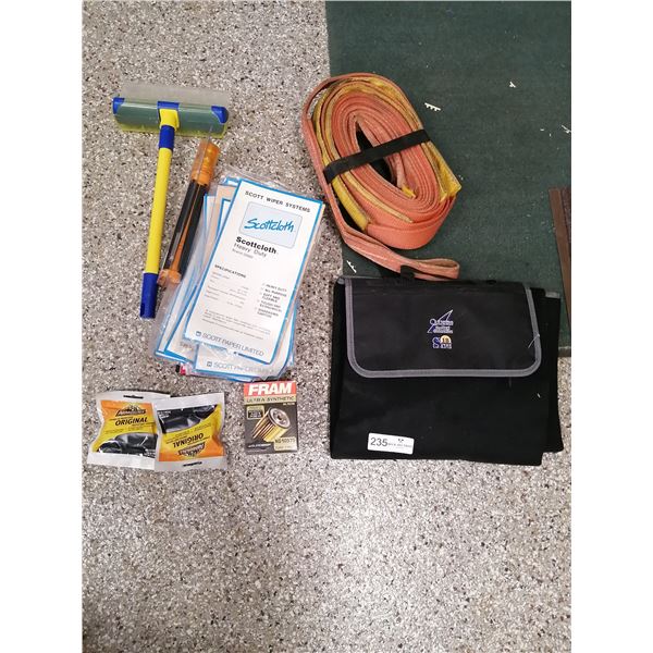 Car Roadside Emergency Kit with Assorted Accessories