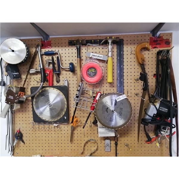 Saber Saw with Assorted Tools