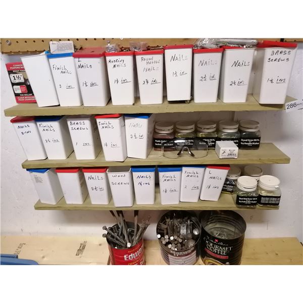 Assorted Nails and Screws